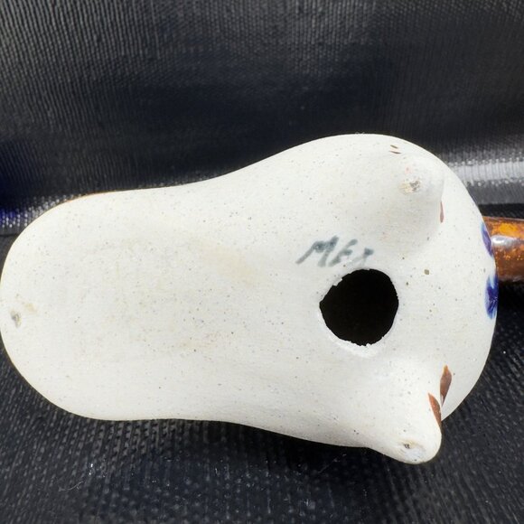 Hand Made Mexican Pottery Tonala Talavera Bird Toucan Hand Painted Figurine VTG - Picture 6 of 12